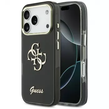Guess IML 4G Script Metal futrola za Apple iPhone 17 Pro, crna