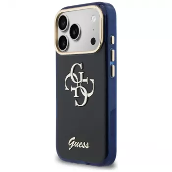 Guess IML 4G Script Metal futrola za Apple iPhone 17 Pro, plava