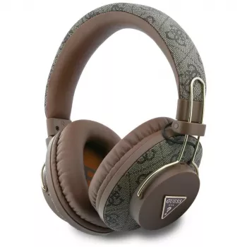 Guess Triangle Logo Bluetooth ENC slušalice, smeđe
