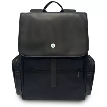 BMW Side Pockets Metal Logo ruksak za prijenosno računalo 15 inch crni