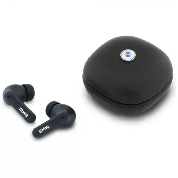 BMW LeatherMetal Logo ENC TWS Bluetooth 5.3 slušalice crne