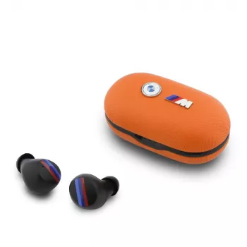 BMW M Metal Logo TWS Bluetooth 5.3 slušalice s ENC - narančaste