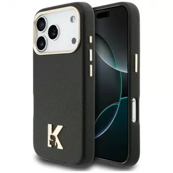 Karl Lagerfeld Karl Head Logo MagSafe futrola za Apple iPhone 17 Pro, crna