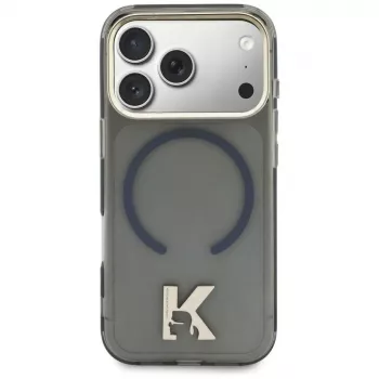 Karl Lagerfeld IML K Head Logo MagSafe futrola za iPhone 17 crna
