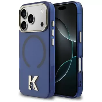 KARL LAGERFELD IML K Head Logo MagSafe futrola za Apple iPhone 17 Pro - plava