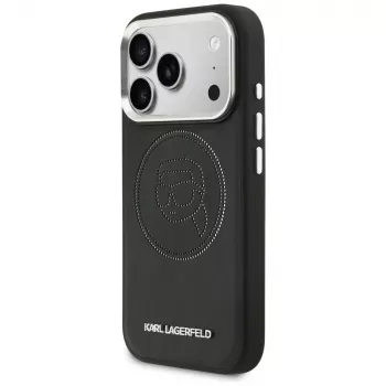 KARL LAGERFELD K Head Point Logo MagSafe futrola za Apple iPhone 17 Pro, crna