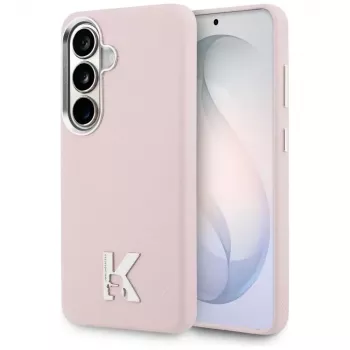 Karl Lagerfeld K Metal Logo MagSafe maska za Samsung Galaxy S26, ružičasta