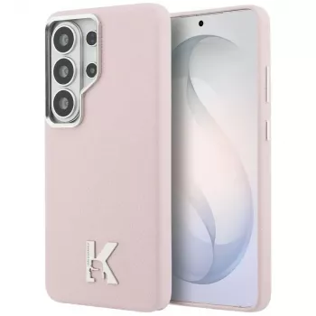 Karl Lagerfeld K Metal Logo MagSafe maska za Samsung Galaxy S26 Ultra, ružičasta