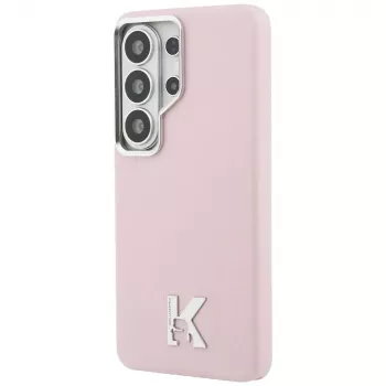 Karl Lagerfeld K Metal Logo MagSafe maska za Samsung Galaxy S26 Ultra, ružičasta