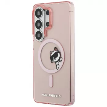 KARL LAGERFELD IML Peekaboo Choupette MagSafe maska za Samsung Galaxy S26 Ultra, ružičasta