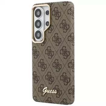 Guess 4G Script MagSafe kućište za Samsung Galaxy S26 Ultra (smeđe)