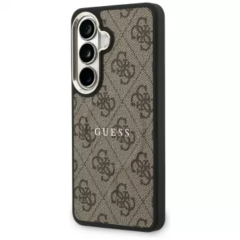 Guess 4G Embossed Ring MagSafe kućište za Samsung Galaxy S26 (smeđe)