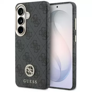 Guess 4G Rhinestone Round Logo MagSafe kućište za Samsung Galaxy S26 (crno)
