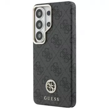 Guess 4G Rhinestone Round Logo MagSafe kućište za Samsung Galaxy S26 Ultra (crno)