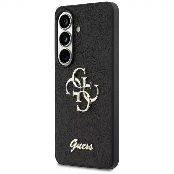Guess Fixed Glitter Big 4G Metal Logo kućište za Samsung Galaxy S26 (crno)