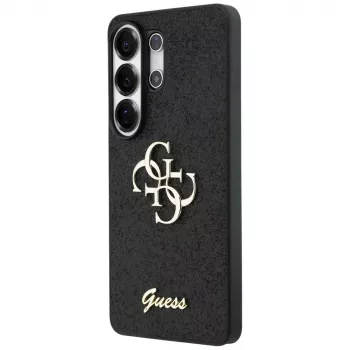 Guess Fixed Glitter Big 4G Metal Logo kućište za Samsung Galaxy S26 Ultra (crno)