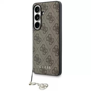 Guess 4G Classic Logo Charm MagSafe kućište za Samsung Galaxy S26 (smeđe)