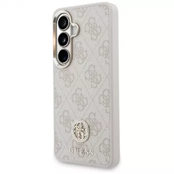 Guess 4G Big Rhinestone trokutna uzica MagSafe futrola za telefon i set uzice za Samsung Galaxy S26, ružičasti