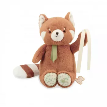 Kaloo Petit Songe crveni panda glazbena plišana igračka 20 cm poklon kutija