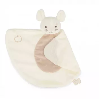 Kaloo krpica za bebe sa silikonskim prstenom za zube 23 cm Grignoti miš