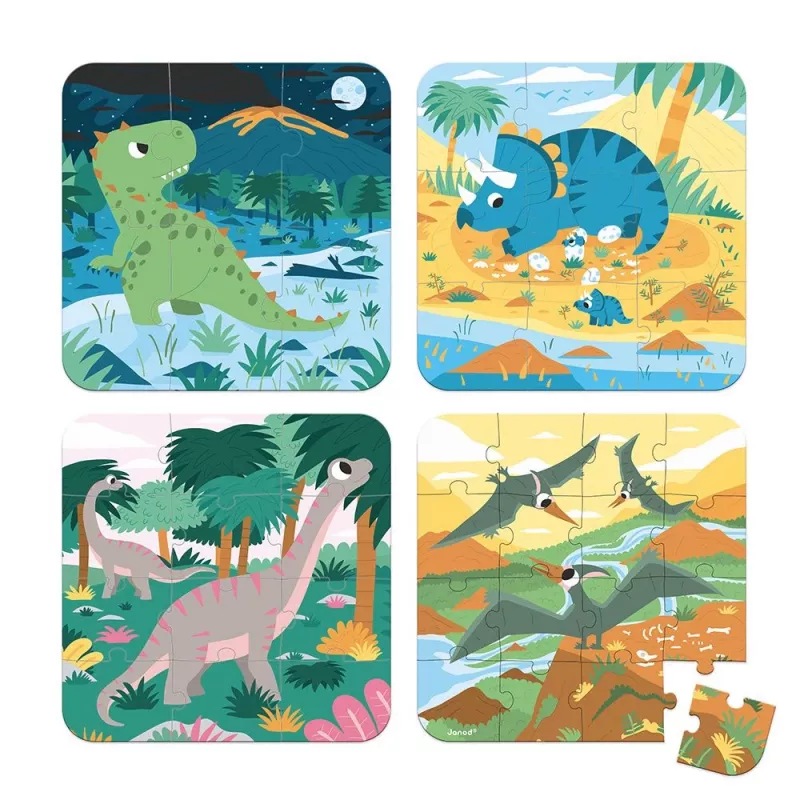 Janod progresivna slagalica dinosauri J02541