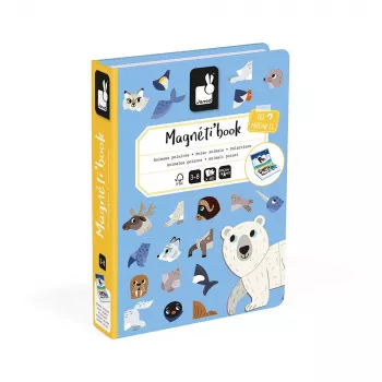 Janod Magnetibook magnetska edukativna igračka „polarne životinje“