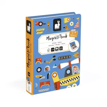 Janod Magnetibook Vehicles magnetska aktivna knjiga