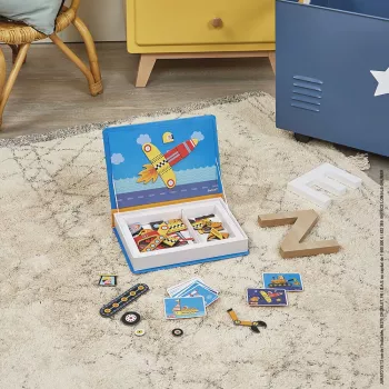 Janod Magnetibook Vehicles magnetska aktivna knjiga