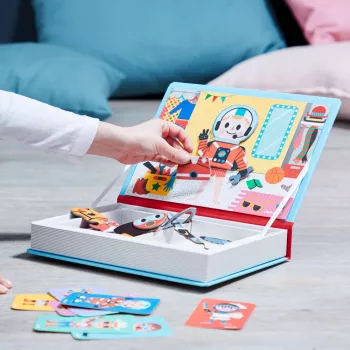Janod Magnetibook magnetska knjiga kostimi dječaka