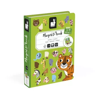 Janod Magnetibook životinje magnetska knjiga-igra