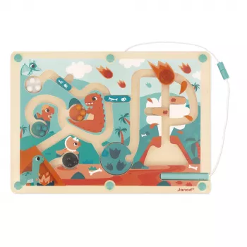 Janod Magnetski labirint Dinosauri 2+