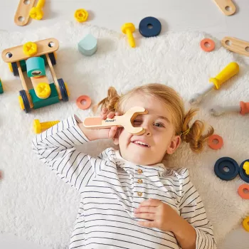 Janod Brico'kids set za sastavljanje 100 dijelova od 3 godine
