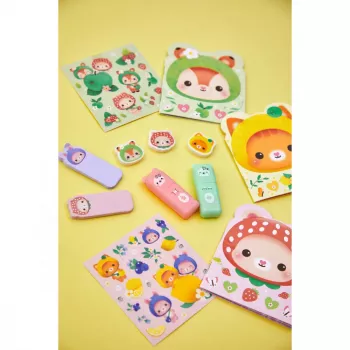 Janod set pribora za pisanje 12-dijelni Fruit Sweeties 6+
