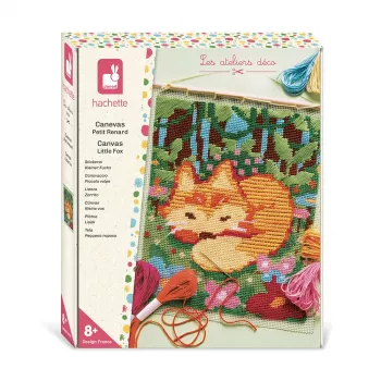 Janod kreativni set naljepnica platno lisica 8+