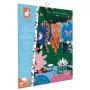 Janod kreativni set kristalnog mozaika koji svijetli u mraku - Night Jungle - kreativna aktivnost za djecu od 6 godina