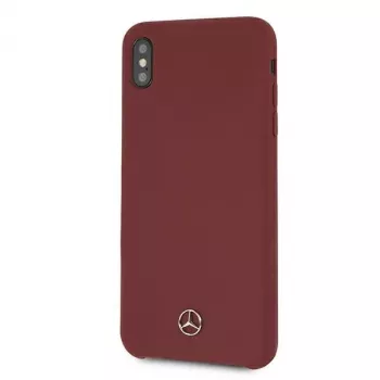 Mercedes-Benz MEHCI65SILRE silikonska tvrda futrola za Apple iPhone Xs Max, crvena
