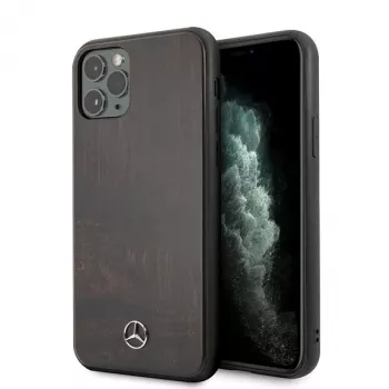 Mercedes-Benz MEHCN58VWOBR tvrda futrola za iPhone 11 Pro Wood Line Rosewood smeđa