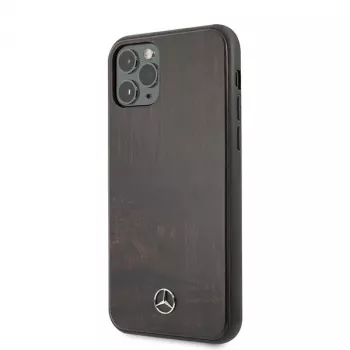 Mercedes-Benz MEHCN58VWOBR tvrda futrola za iPhone 11 Pro Wood Line Rosewood smeđa