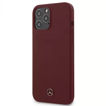 Mercedes-Benz Silicone Line tvrda futrola za Apple iPhone 12 Pro Max 6,7 inch crvena