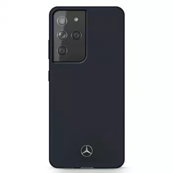 Mercedes-Benz Silicone Line tvrda futrola za Samsung Galaxy S21 Ultra (SM-G998) - plava