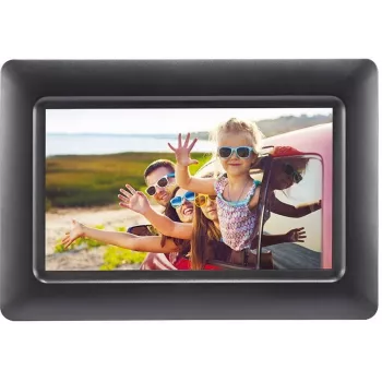 AGFAPHOTO Agfa Photo LED HD 7 digitalni okvir za slike sa satom i kalendarom APF700 crni