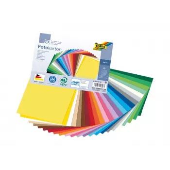 Folia 614/50 00 - White - Solid - A4 (210 x 297 mm) - 300 g/m² - 50 Sheets - Germany