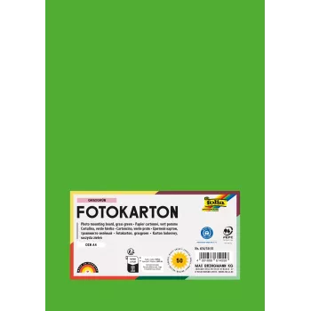 Folia 614/50 55 - Green - Solid - A4 (210 x 297 mm) - 300 g/m² - 50 Sheets - Germany