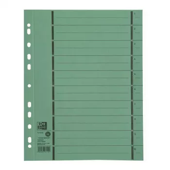 ELBA razdjelnik 400004667 DIN A4 250 g/m² manila karton zeleni