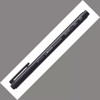 Tombow Mono fineliner olovka za crtanje 01 vrh 0,24 mm linija crna pakiranje 12 komada