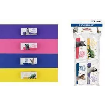 Tombow gumice Die Schule der magischen Tiere bijele 4 komada