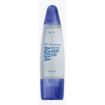 Tombow MONO Aqua tekuće ljepilo s dva vrha prozirno pakiranje 10 komada