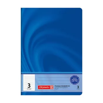 BRUNNEN Vivendi School Notebook Lineatur 3, Ruled Without Margin, A5, 16 Sheets