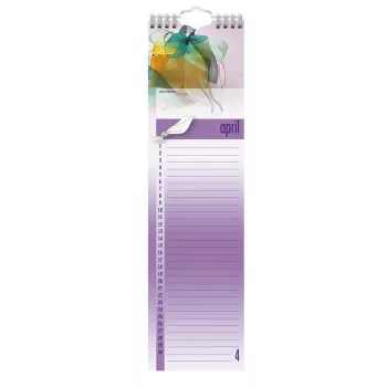 BRUNNEN Year-Independent Birthday Calendar 9.5 x 34.5 cm (0000176424)
