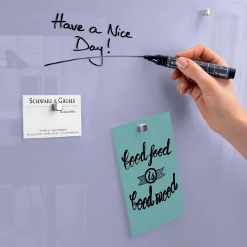 SIGEL Artverum Glass Magnetic Board 48 x 48 cm Lavender GL119